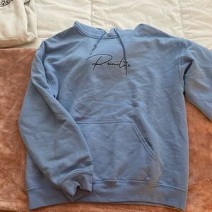 Men’s light blue primitive hoodie